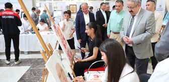 Çarşamba Gençlik Merkezinde yıl sonu sergisi açıldı