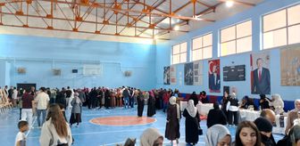 Çat'ta kursiyerlerin yıl sonu eserleri sergilendi
