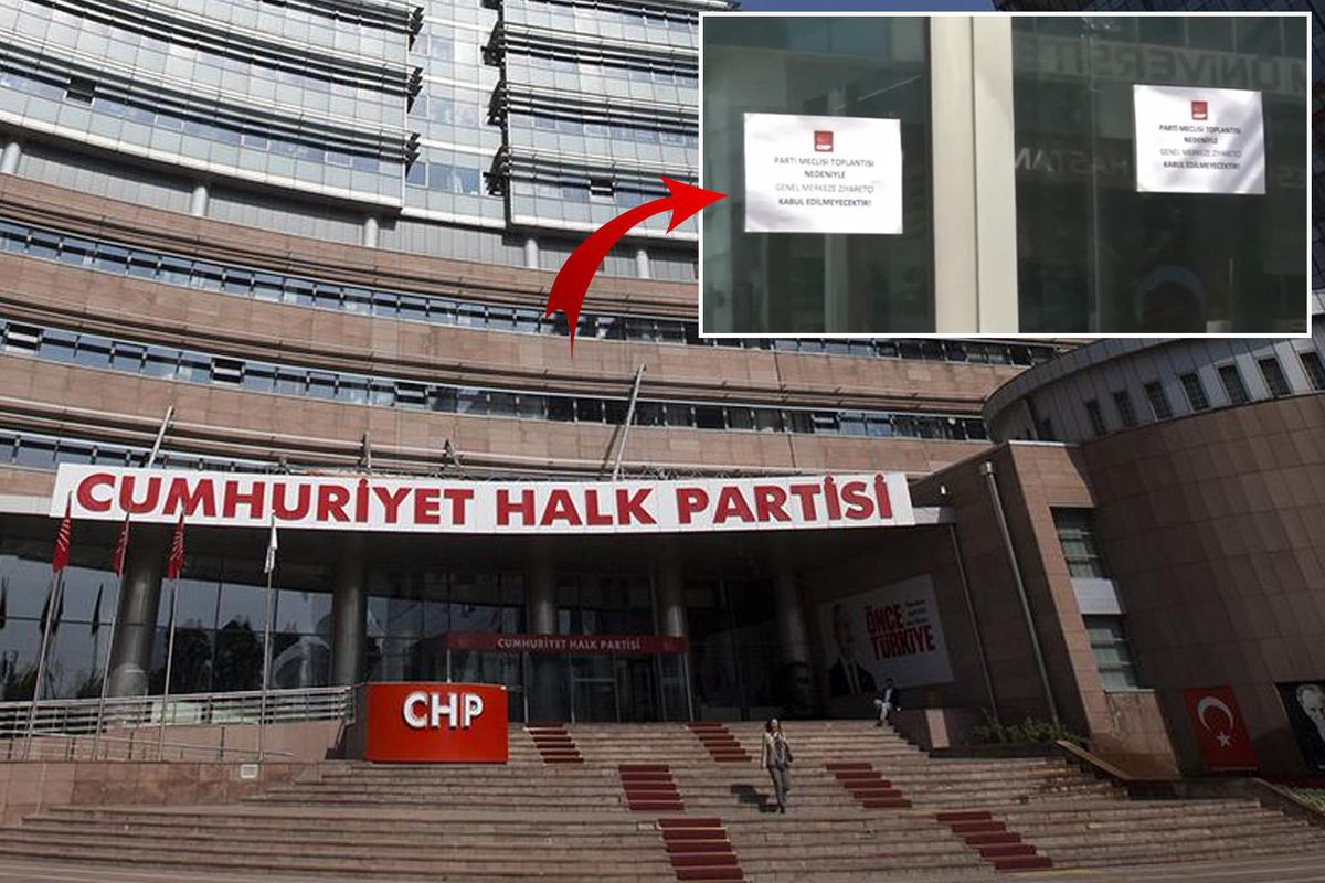 PM toplantısı öncesi CHP Genel Merkezi'ne ziyaretçi girişi yasaklandı