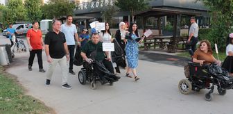 Cizre'de engelli bireylerden temizlik çalışması