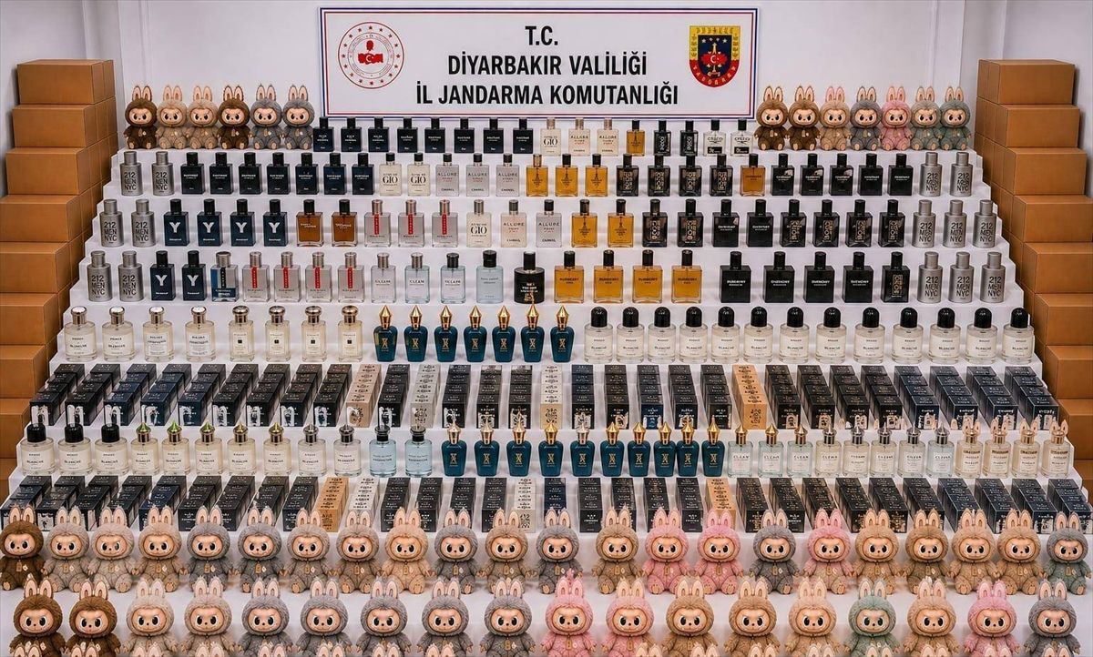 Diyarbakır'da kaçakçılık operasyonunda ele geçirilen ürünler