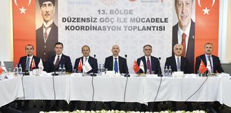 Düzensiz göçle mücadelede 13. Bölge Koordinasyon Toplantısı yapıldı