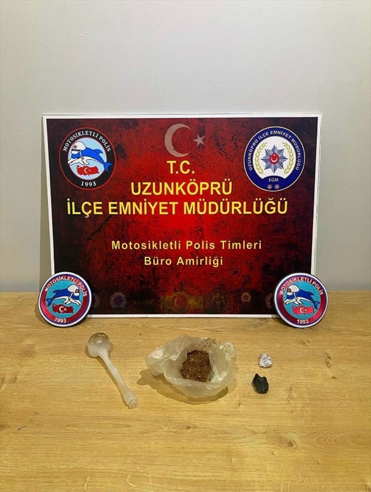 Edirne'de uyuşturucuyla yakalanan şüpheli gözaltına alındı