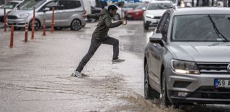 Erzurum'da sağanak etkili oldu