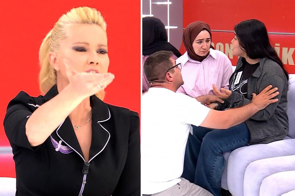 Müge Anlı canlı yayında konuşurken