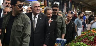 İYİ Parti Genel Başkanı Dervişoğlu, Ulus esnafını ziyaret etti