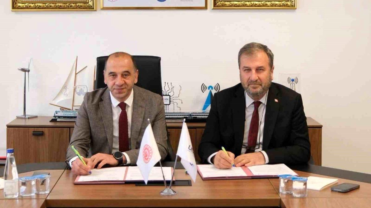 KBÜ'de tren sürüş simülatörü projesi başlatıldı