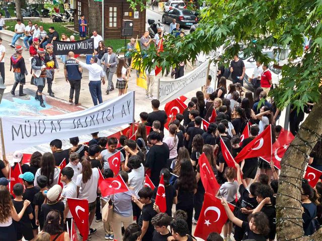 Menteşe'de milli mücadele ruhu yeniden canlandı