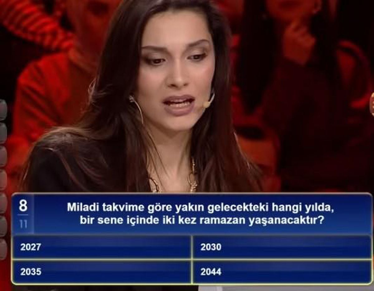 Miladi takvime göre yakın gelecekteki hangi yılda, bir sene içinde iki kez ramazan yaşanacaktır?