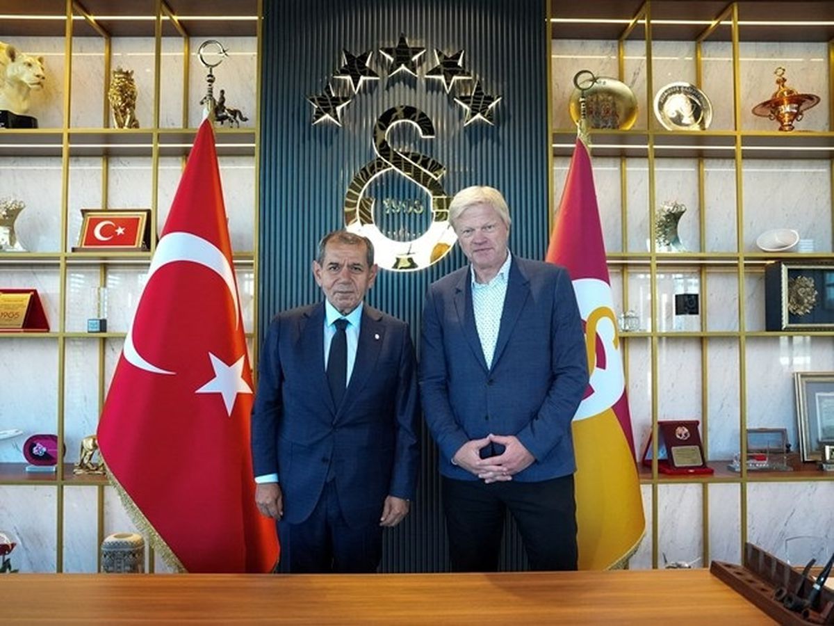 Oliver Kahn ve Dursun Özbek bir araya geldi