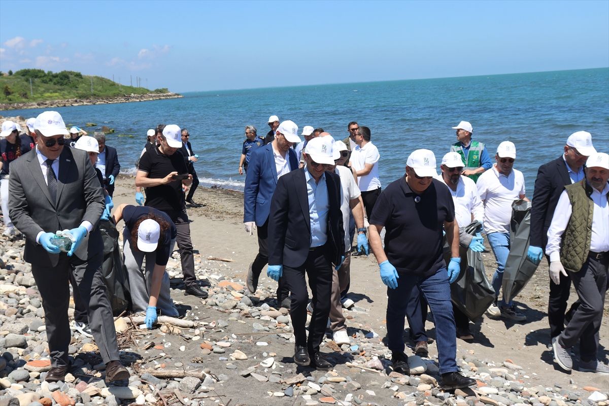 Ordu'da, Türkiye Çevre Haftası etkinlikleri kapsamında sahil