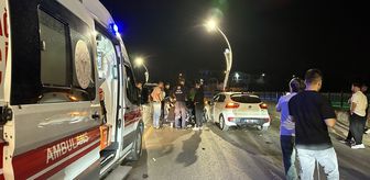 Sakarya'da otomobil ile çarpışan motosikletin sürücüsü yaralandı