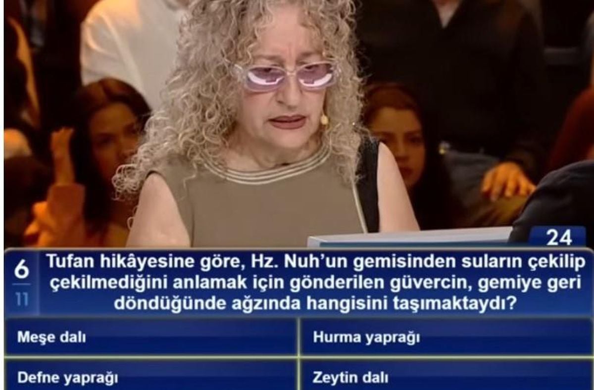 Tufan hikâyesine göre, Hz. Nuh'un gemisinden suların çekilip