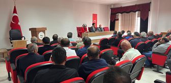Ulaş Kaymakamı Eskimez, muhtarlarla bir araya geldi