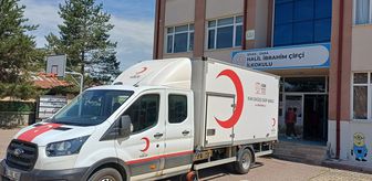 Zara'da 'Okulumda Kan'panya' sloganıyla kan bağışı programı düzenlendi