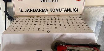 Afyonkarahisar'da 150 sikke ve obje ele geçirildi