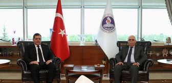AYM Başkanı Özkaya, Türkmenistan Yüksek Mahkemesi heyetiyle bir araya geldi