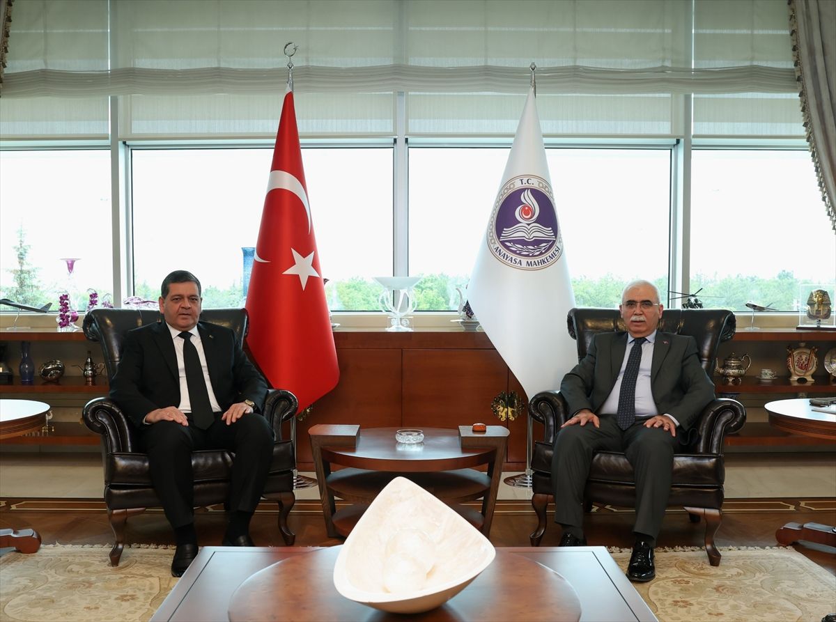 AYM Başkanı Özkaya, Türkmenistan Yüksek Mahkemesi heyetiyle bir araya geldi