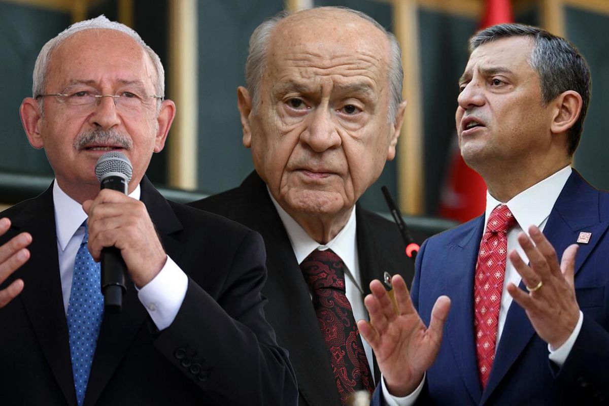 MHP Genel Başkanı Devlet Bahçeli konuşma yaparken