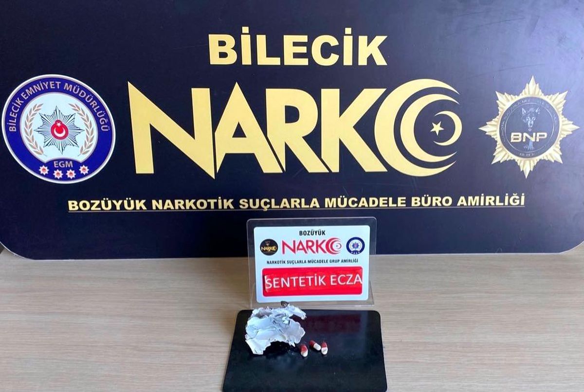Bilecik'te 'Lyrica' adı verilen uyuşturucu madde ele geçiril