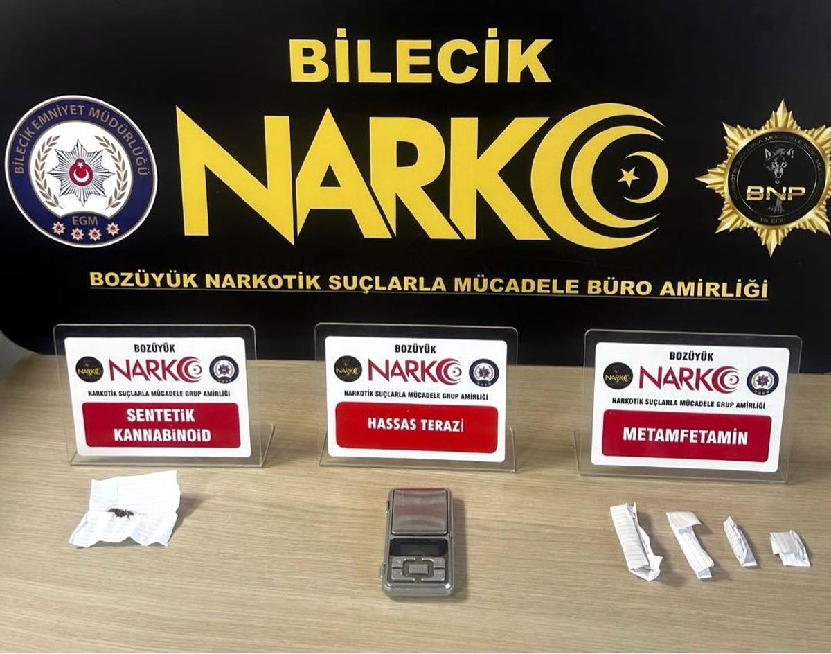Bilecik'te uyuşturucu operasyonu