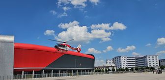Çorum'da balkondan düşen çocuk ambulans helikopterle Ankara'ya gönderildi