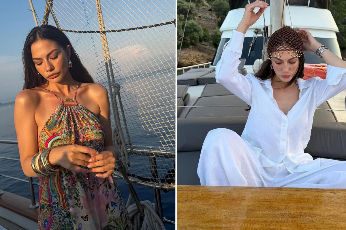 Dizi final yaptı ünlü oyuncu Demet Özdemir tatile çıktı, kiraladığı teknenin fiyatı dudak uçuklattı