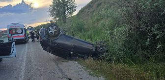 Malatya'da Otomobil Devrildi: Sürücü Yaralandı
