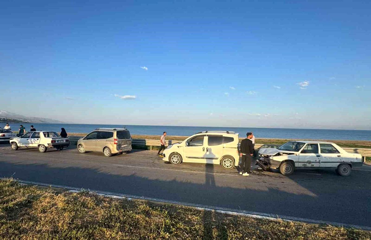 Bitlis Ahlat'ta meydana gelen trafik kazası