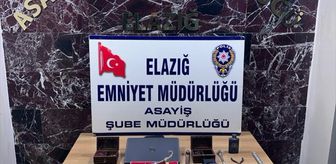 Elazığ'da hırsızlık yaptıkları iddiasıyla yakalanan 4 şüpheli tutuklandı
