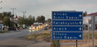 Ermenistan'dan Lübnan'a gönderilen insani yardım tırları Türkiye'ye giriş yaptı