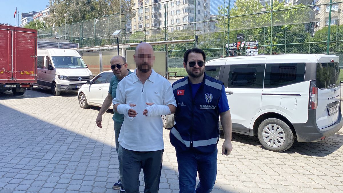 Eski eşini darbedip, iş yerine zarar verdi