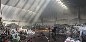 Gaziantep'te tekstil fabrikasında çıkan yangın söndürüldü