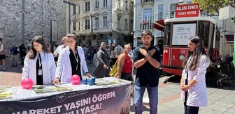 İstanbul'da 'Hareket Yaşını Öğren, Sağlıklı Yaşa' etkinliği düzenlendi