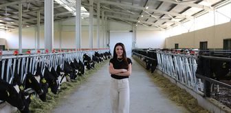 Kadın mimar TKDK desteğiyle Çorum'da süt çiftliği kurdu