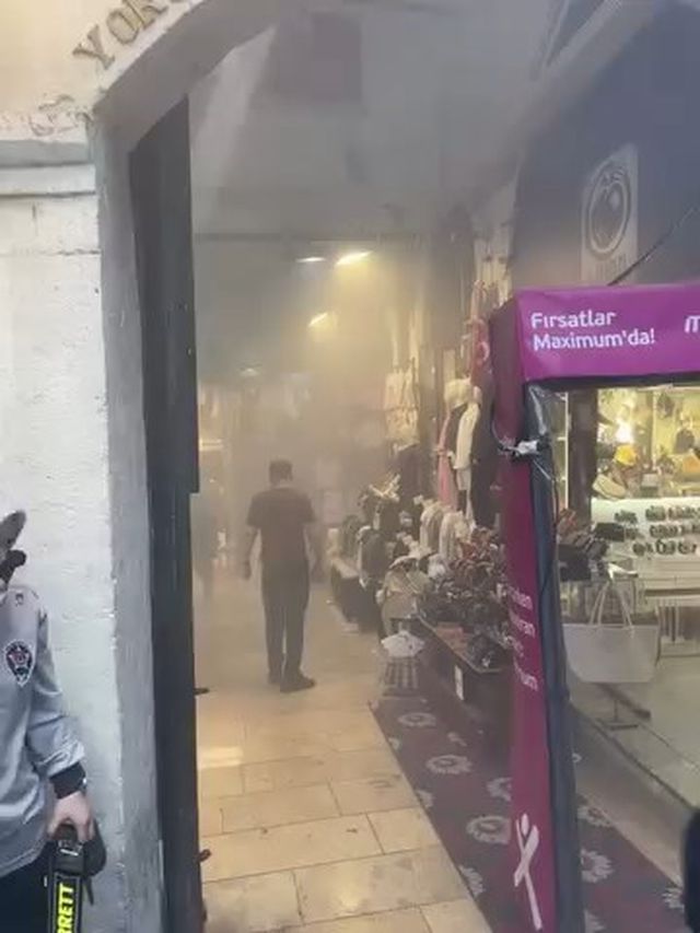 Fire in transformer at Grand Bazaar