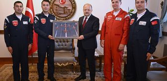 Kastamonu Valisi Dallı, Türk Yıldızları ekibiyle bir araya geldi
