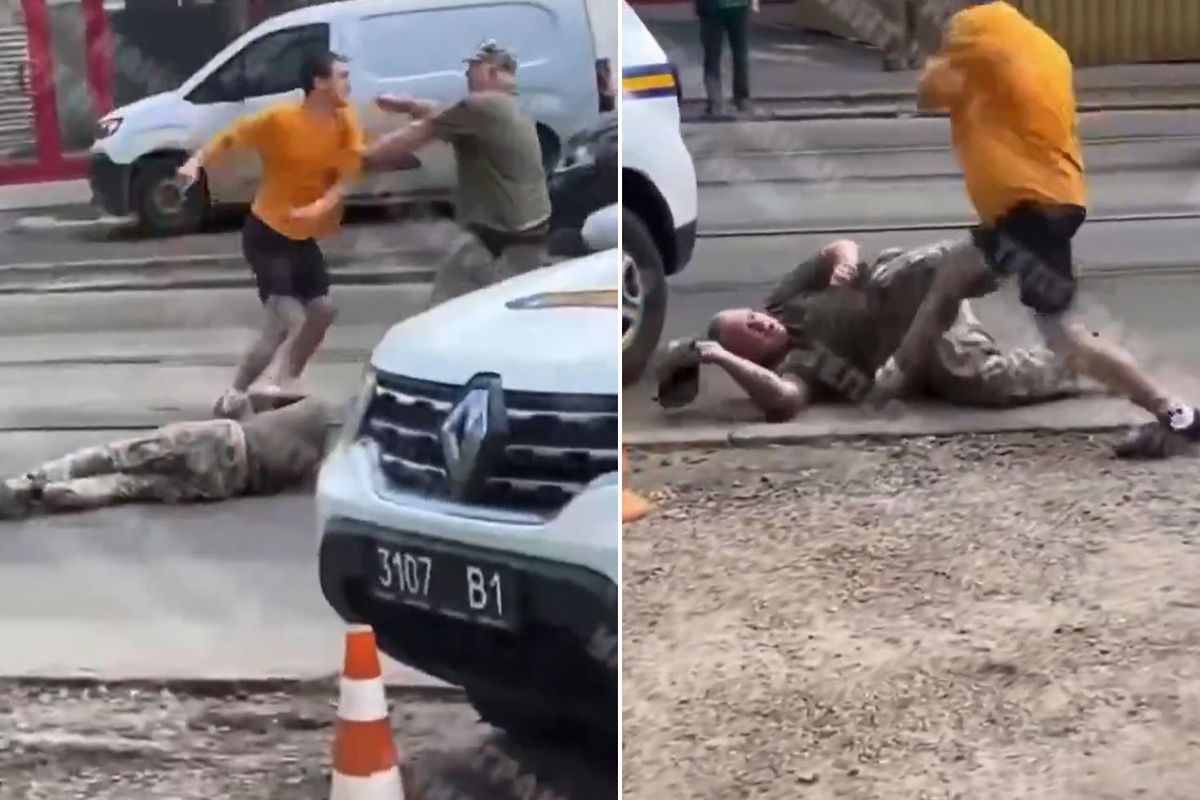 Seferberlik görevlilerini tekme tokat dövdü