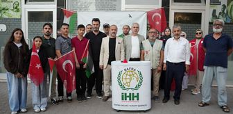 Libya'da gözaltındaki 'Sumud Filosu' aktivistleri için Samsun'da basın açıklaması yapıldı