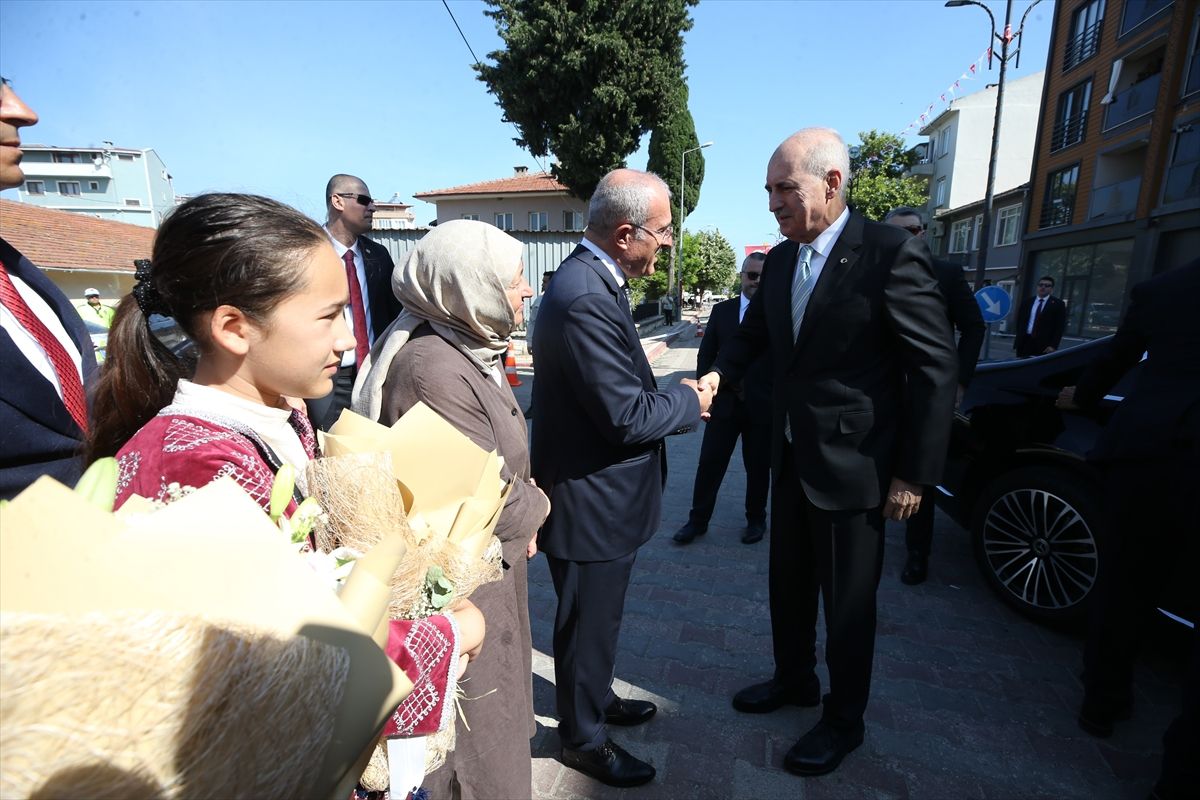 TBMM Başkanı Numan Kurtulmuş Çanakkale'de Gazi Yakup Bey'i anma törenlerine katıldı