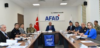 Tekirdağ'da TAMP Koordinasyon Kurulu toplantısı yapıldı
