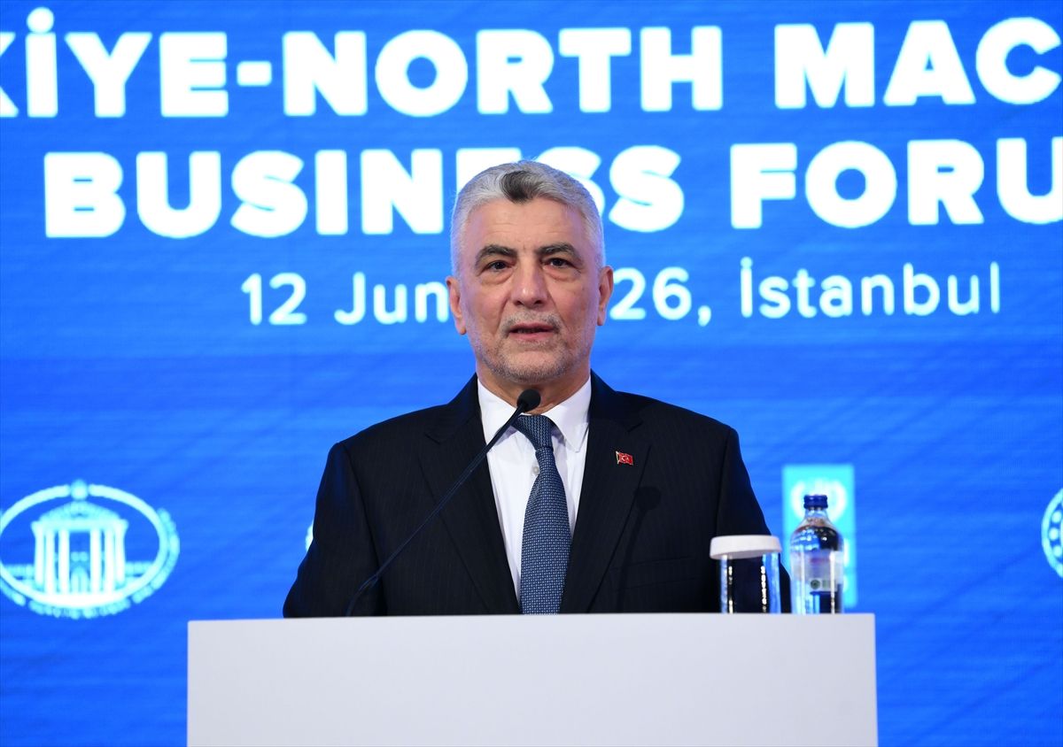 Ticaret Bakanı Bolat, "Türkiye-Kuzey Makedonya İş Forumu"nda