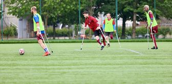 Trabzon Büyükşehir Belediyesi Ampute Futbol Takımı'nda hedef Türkiye Kupası
