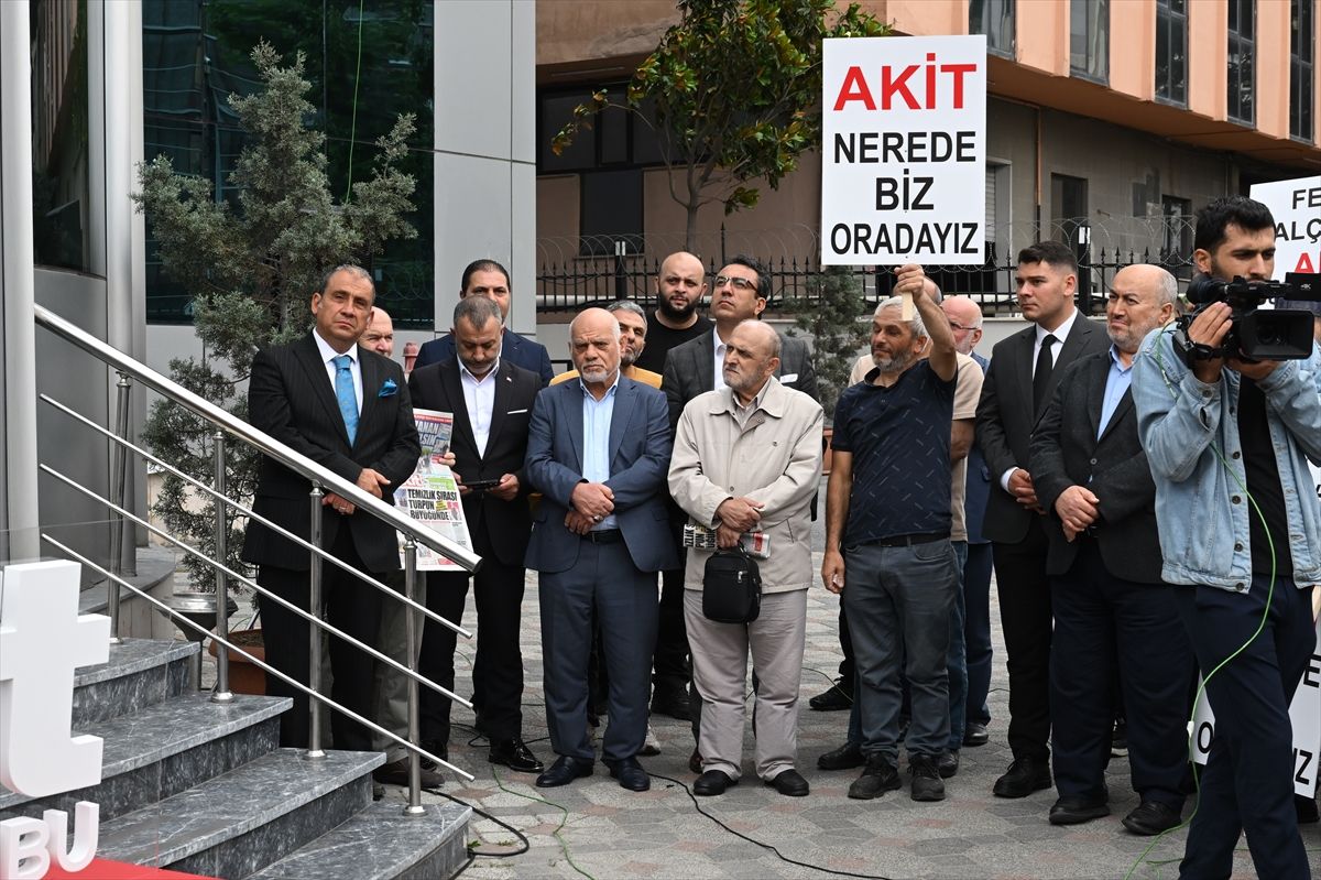 Akit TV ekibine yönelik saldırı İstanbul'da protesto edildi
