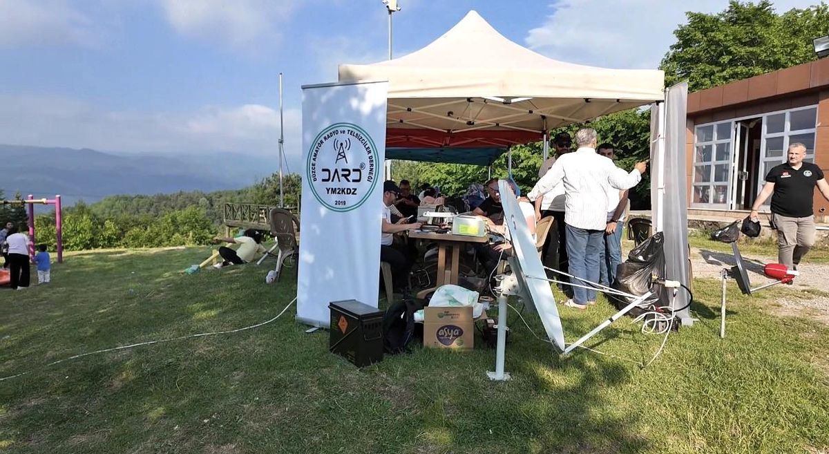 Amatör telsizciler Düzce'de buluştu