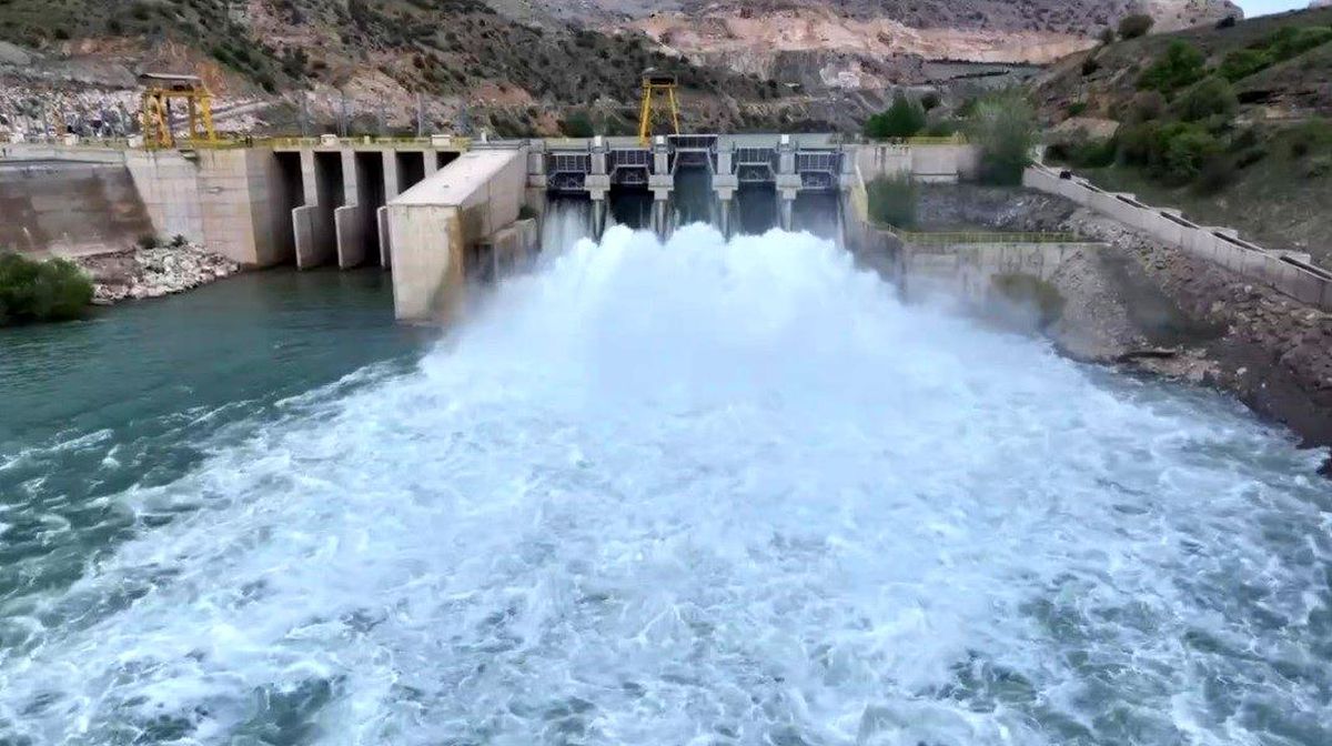 Erzincan'da bulunan Bağıştaş 1 ve 2 Barajı ile Hidroelektrik Santrali tesisleri