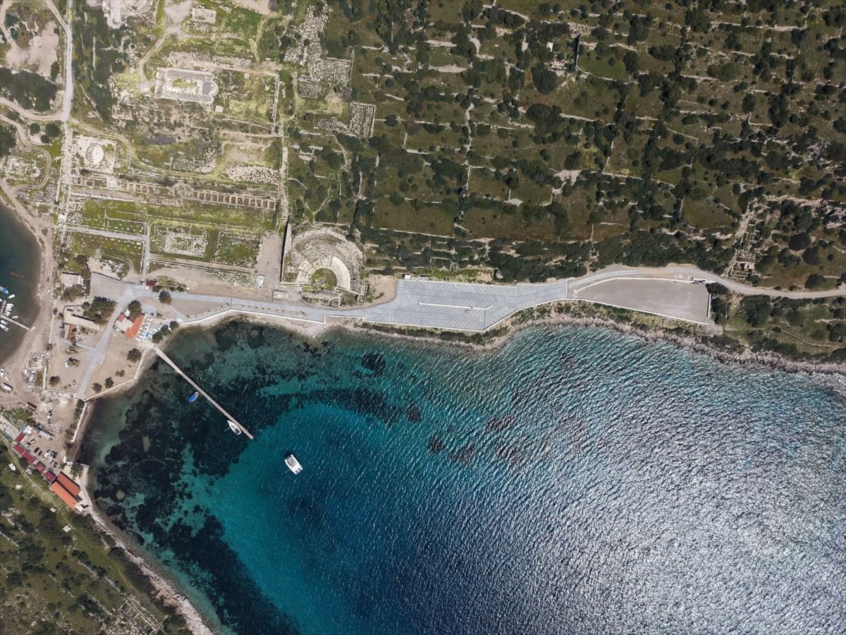 Bakan Ersoy'dan Knidos Ören Yeri'nde yürütülen çalışmalara ilişkin paylaşım Açıklaması