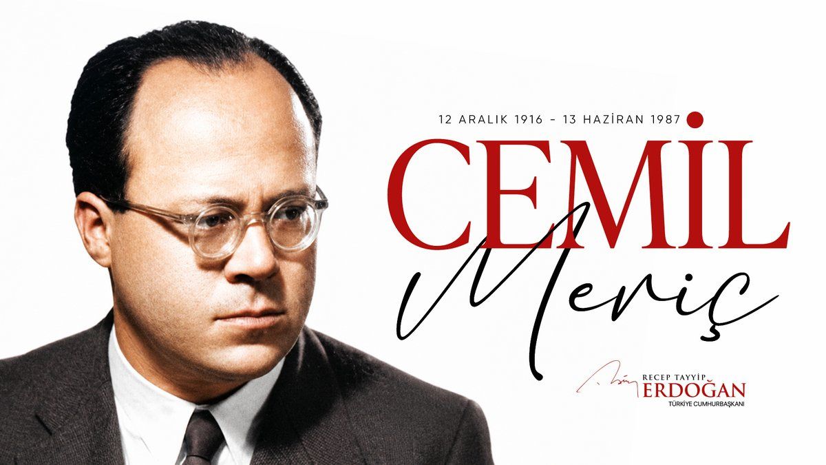Erdoğan, Cemil Meriç'i vefatının 39. yılında andı