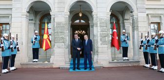 Erdoğan, Kuzey Makedonya Başbakanı'nı kabul etti