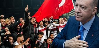 Cumhurbaşkanı Erdoğan'dan A Milli Takım'a destek mesajı